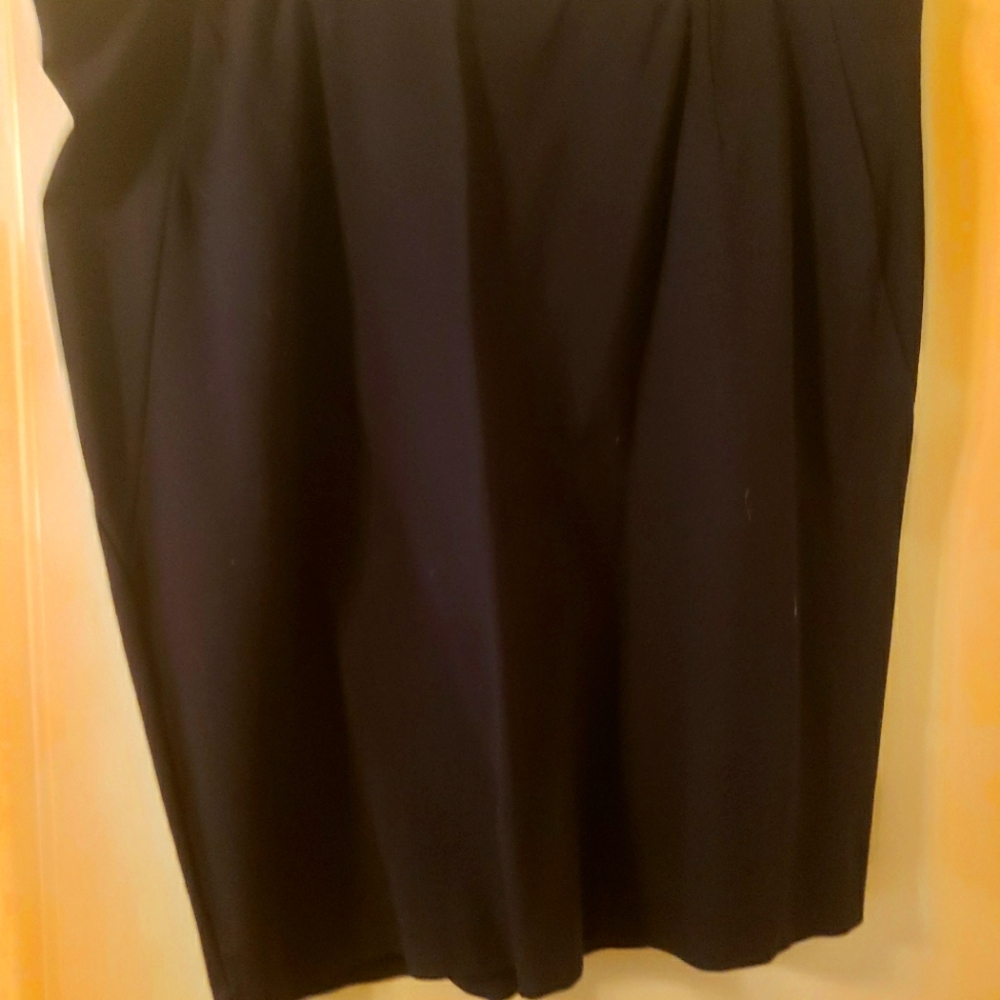 Lane Bryant Simple Straight Black Skirt